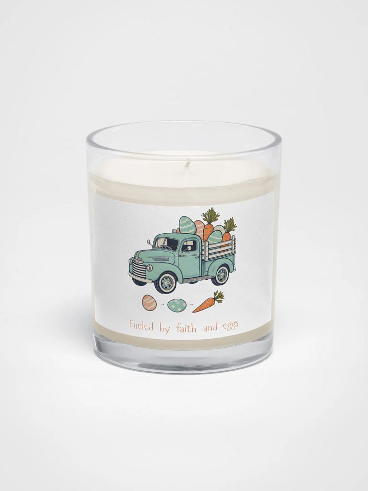 Faithful Easter Egg Truck Soy Wax Candle product image (1)