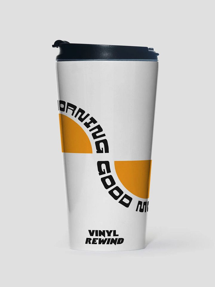 Good Morning Stainless Steel Travel Mug product image (1)