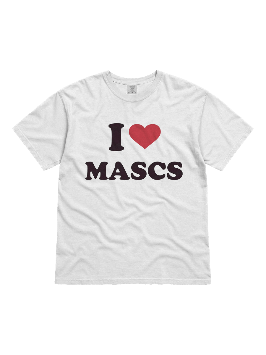 I Love Mascs T-shirt product image (1)