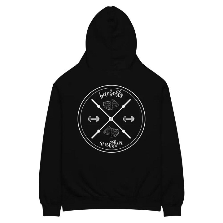 Barbells & Waffles X Emblem Unisex Hoodie product image (2)