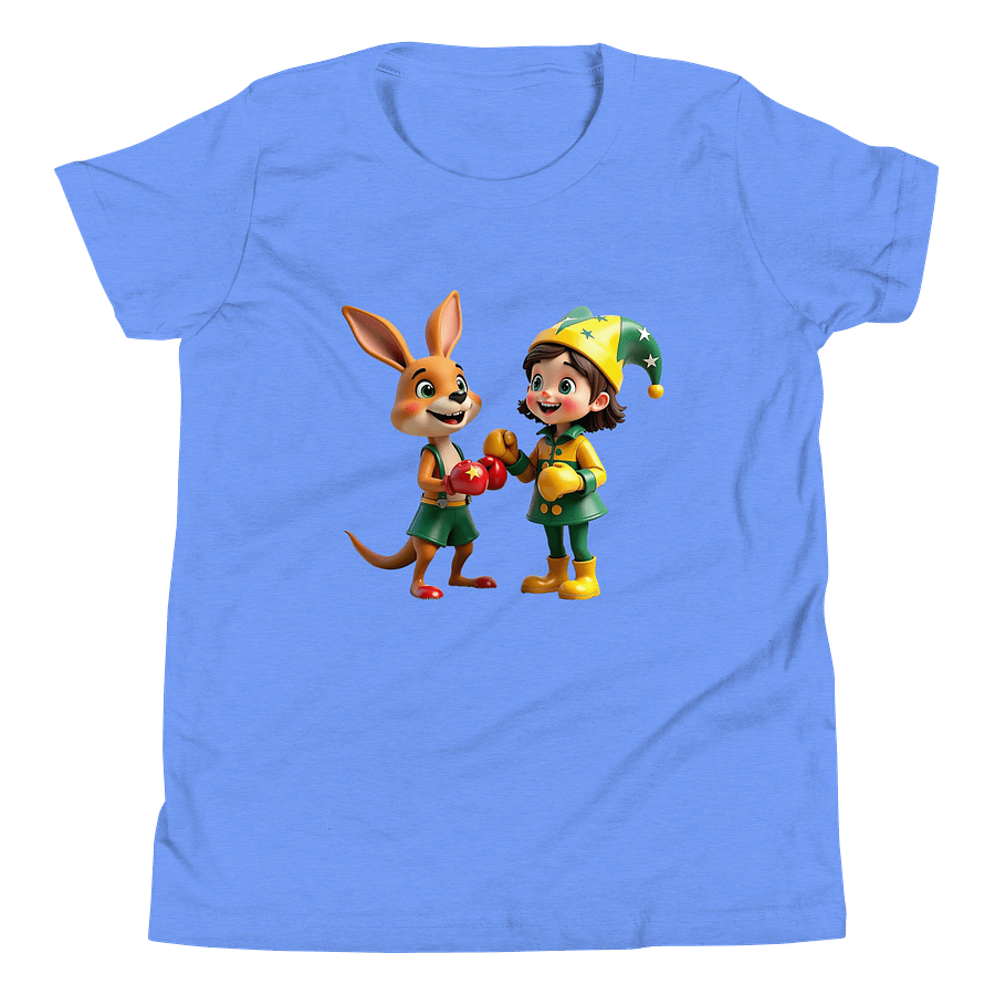 JessyJesty “Outback Explorer” Kangaroo Youth Tee – Bounce into Aussie Adventure! product image (1)