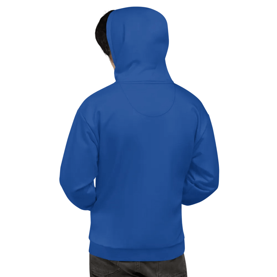 Plain Ocean Blue True Summer Unisex Recycled Polyester Heavyweight Premium Hoodie by Treasure Pie product image (9)