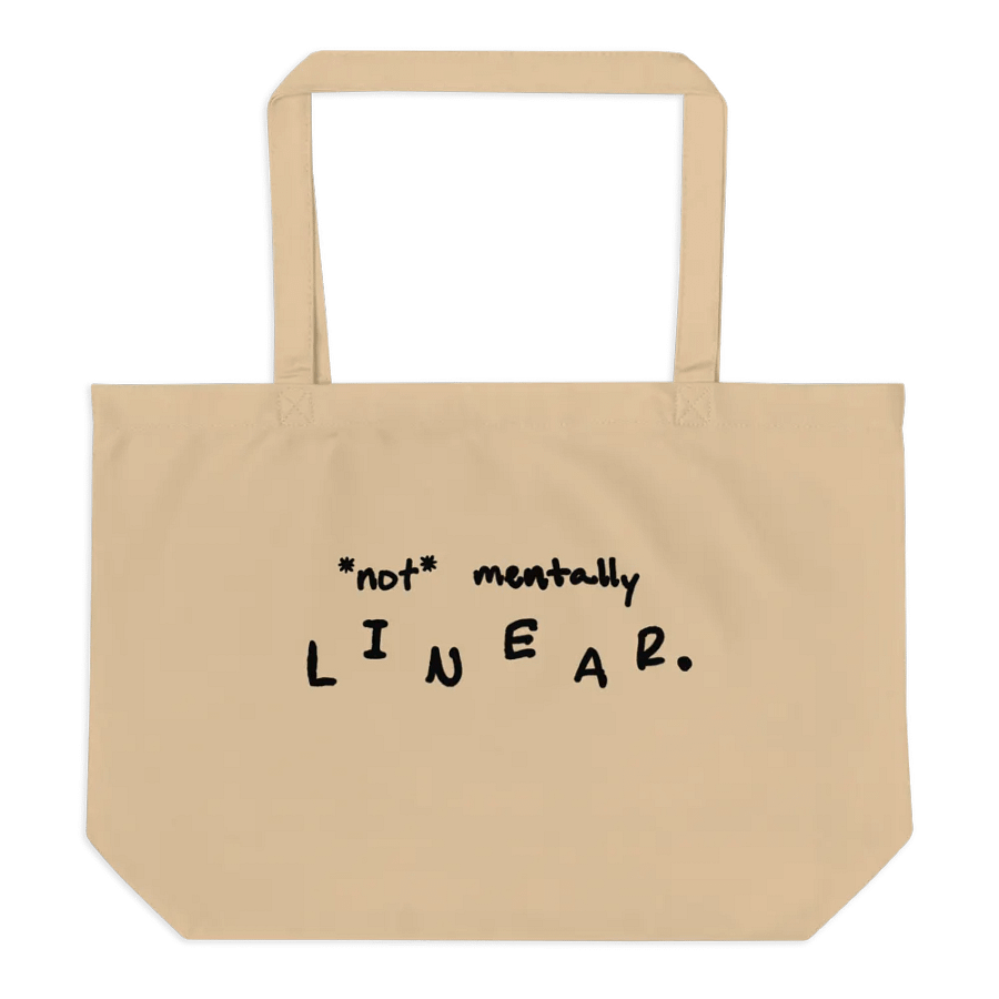 *not* mentally linear eco tote product image (1)