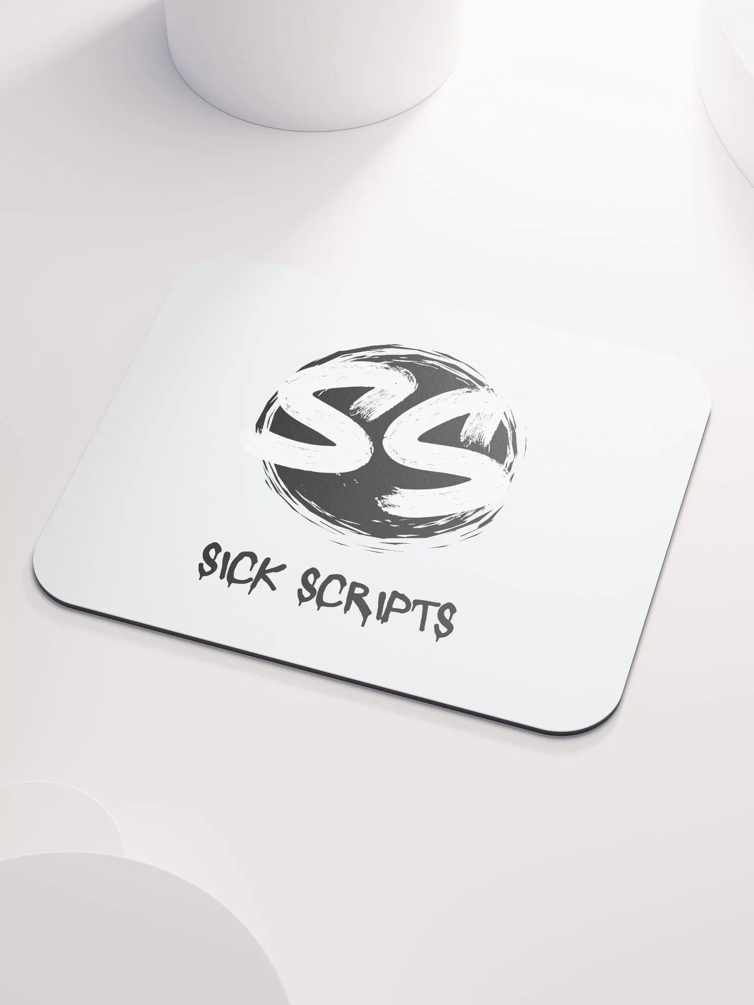 SickScripts B&W Mouse Pad product image (3)