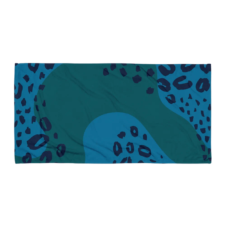 Teal Animal Print Sublimated Towel product image (1)