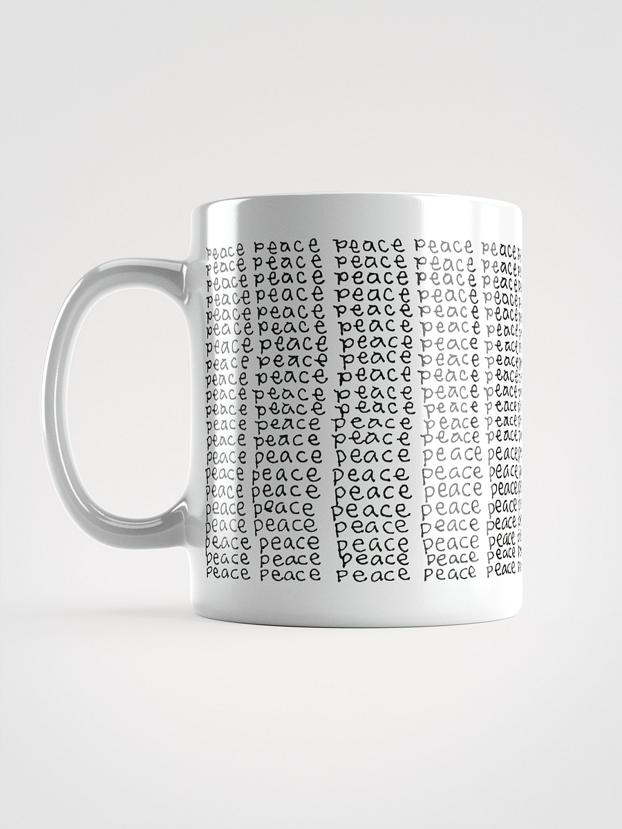 Peace 2 White Glossy Mug product image (6)