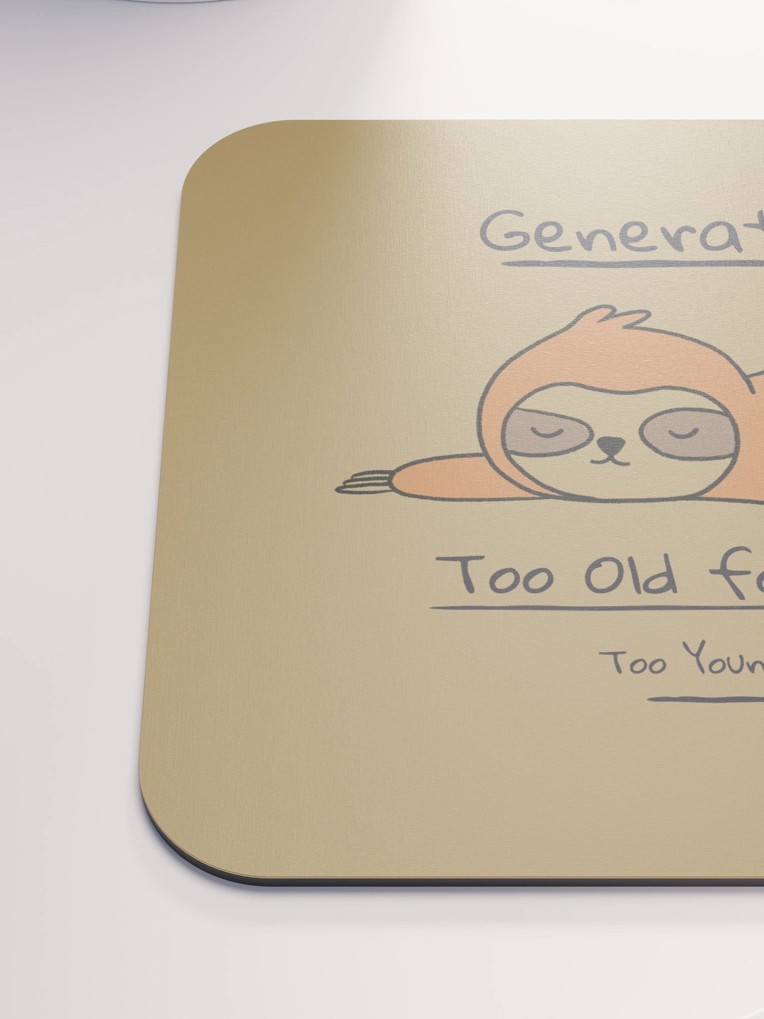 Classic Generation X Sloth Mouse Pad product image (6)