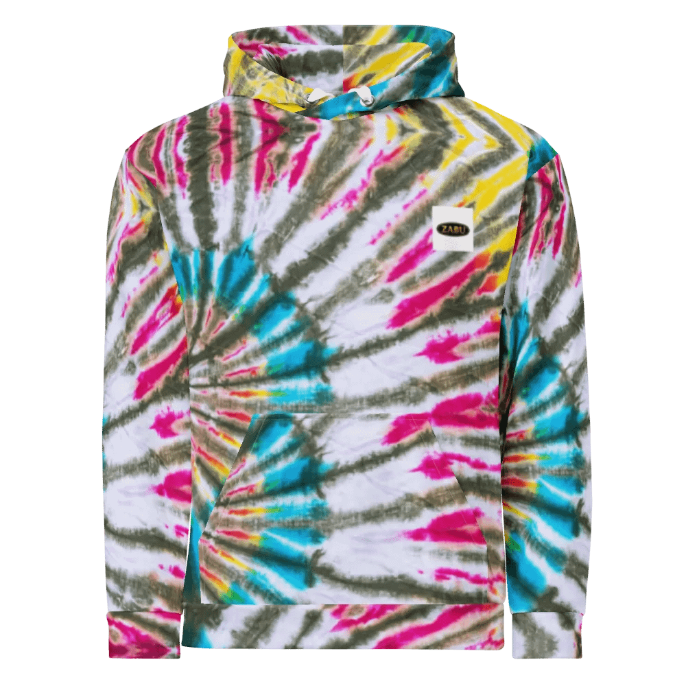 Cosmic Burst Spiral Tie-Dye Hoodie product image (1)
