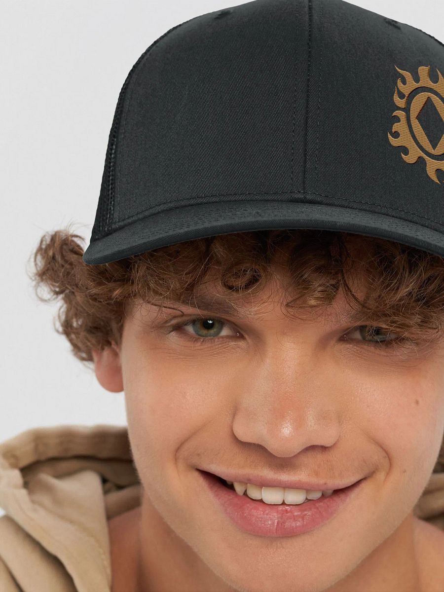 Jimbae Trucker Hat - Gold Icon product image (8)