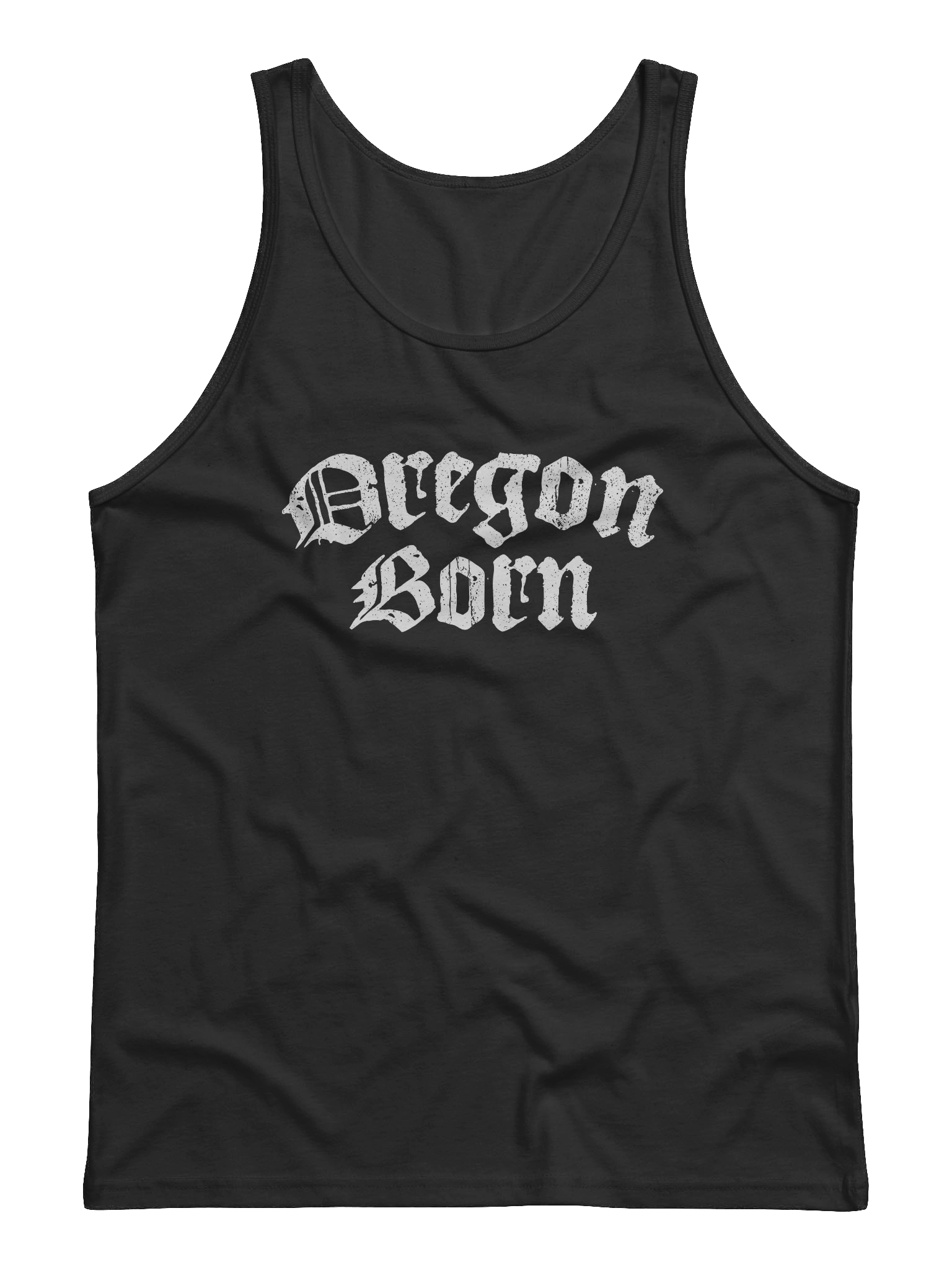 Oregon Born Blackletter Tank product image (1)