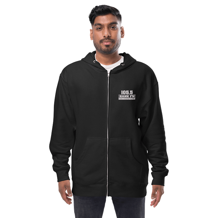 Hank Embroidered Zip Up Hoodie product image (2)