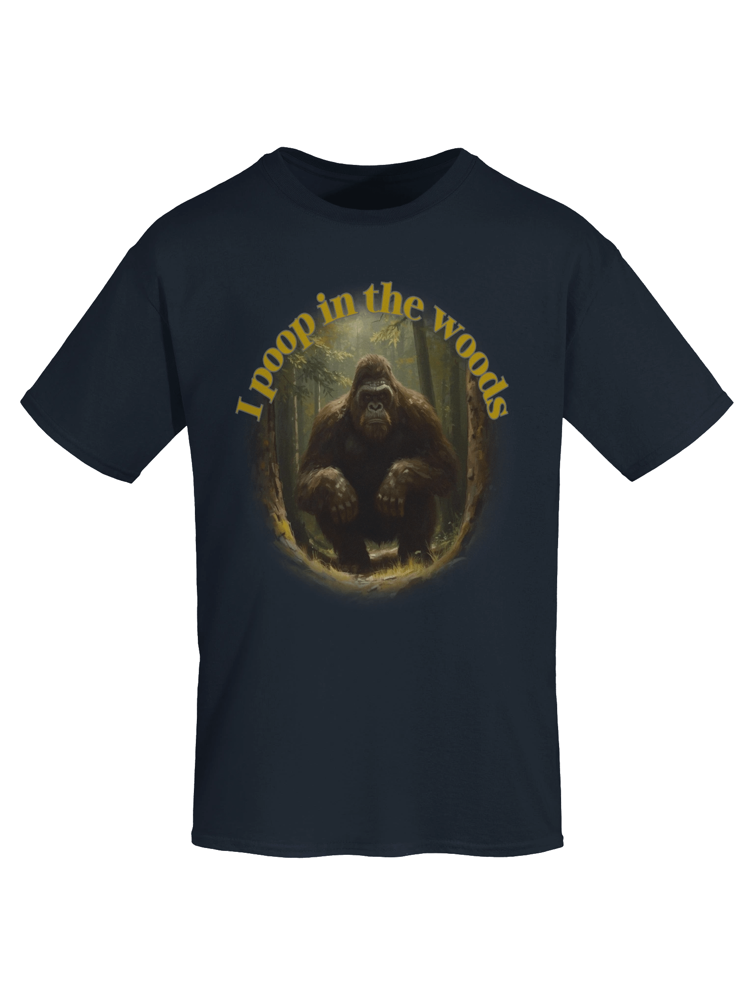 I poop in the woods Printed Gildan Heavyweight Tee product image (57)