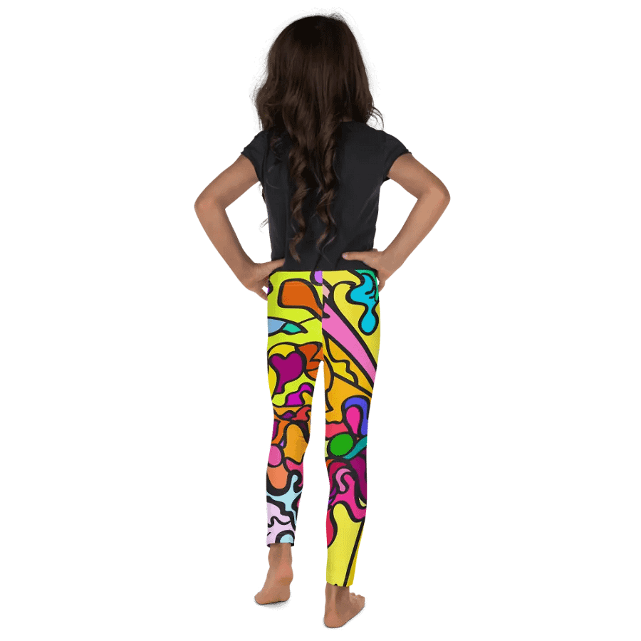 Energize in Color Kids Leggings - Wave at Sunset product image (2)