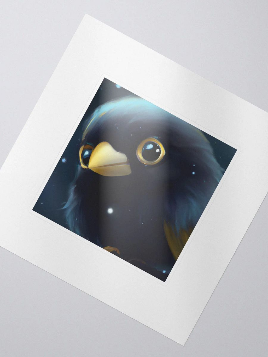 Cute Galactic Bird Omega Sticker product image (2)