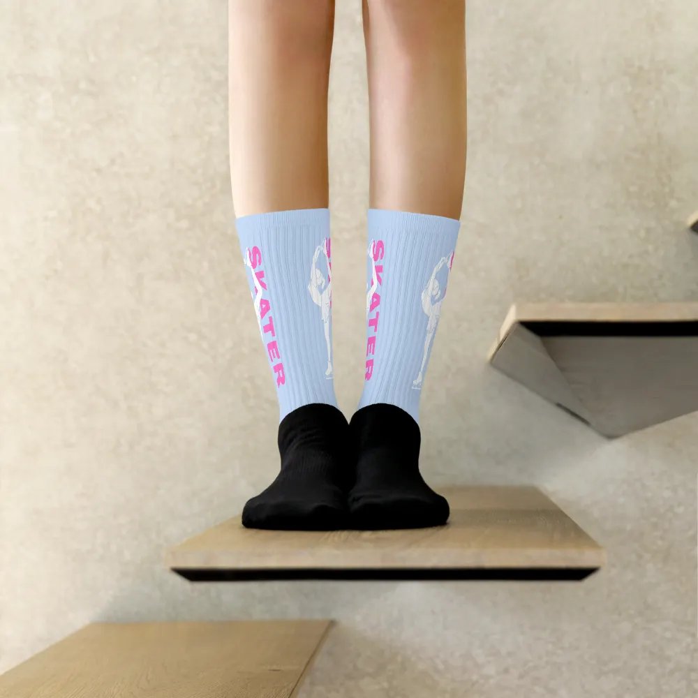 Light Blue SKATER Socks product image (7)