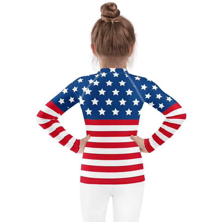 Stars & Stripes Kids Rash Guard product image (2)