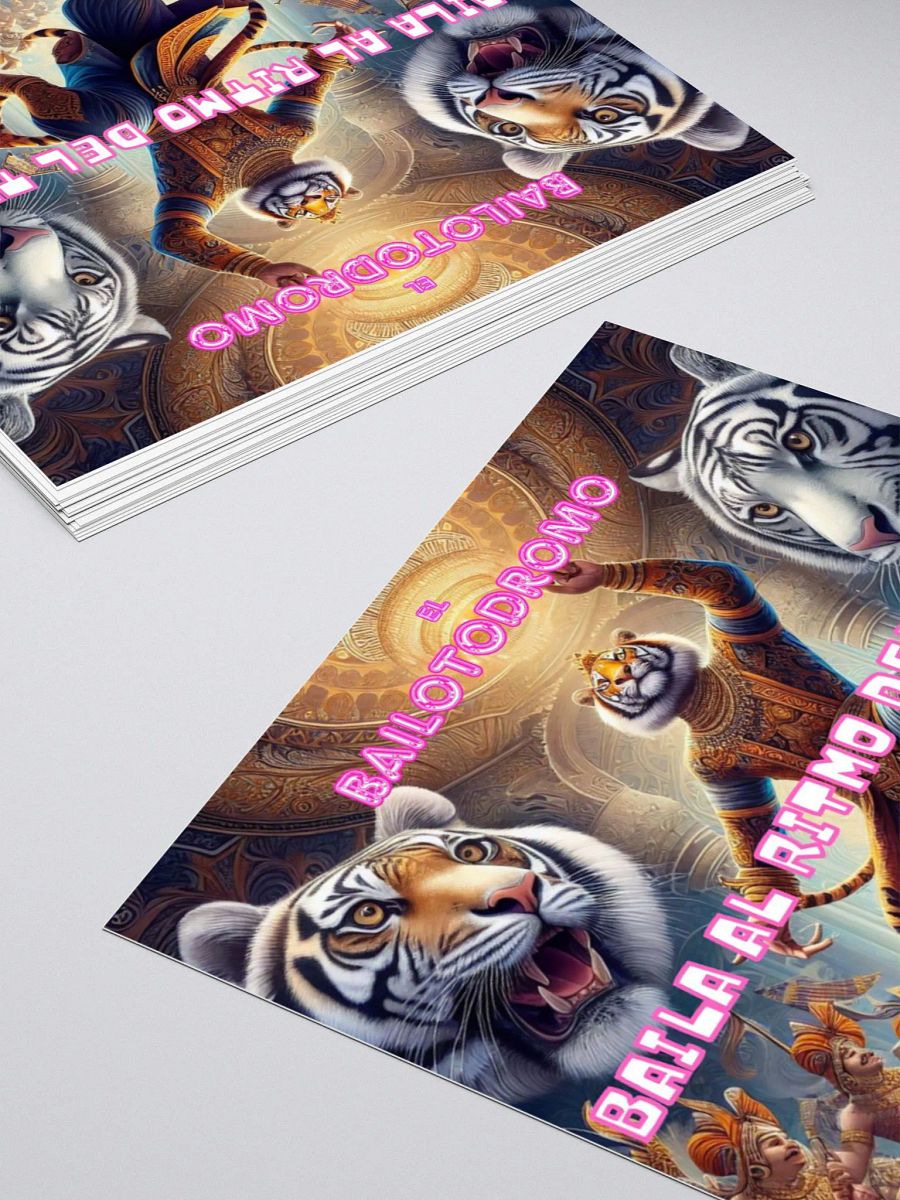 Sticker sencillo Baila al Ritmo del Tigre product image (12)