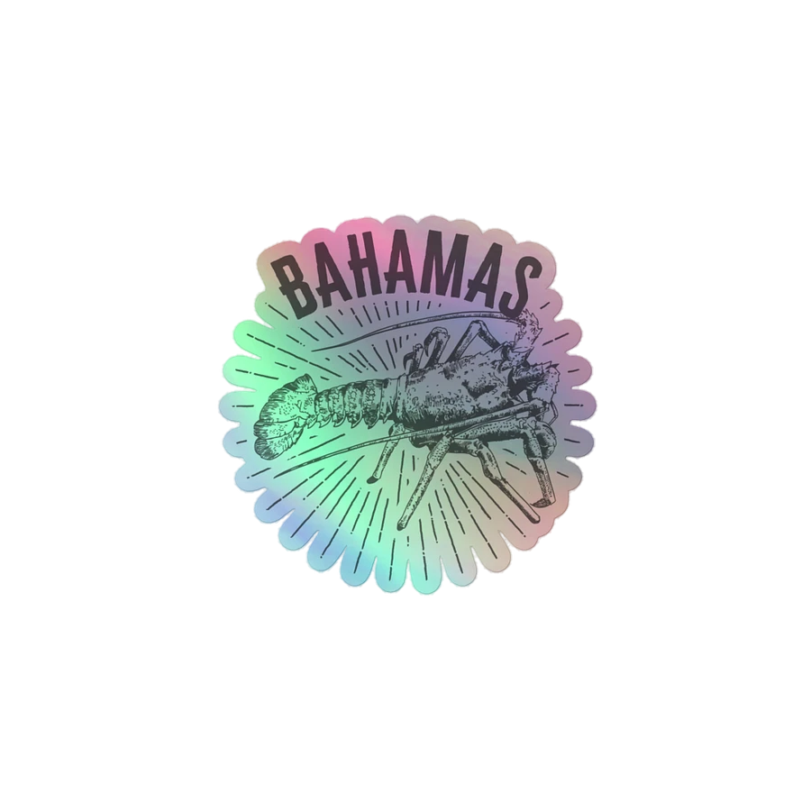 Bahamas Sticker Holographic : Bahamas Fishing Spiny Lobster product image (2)