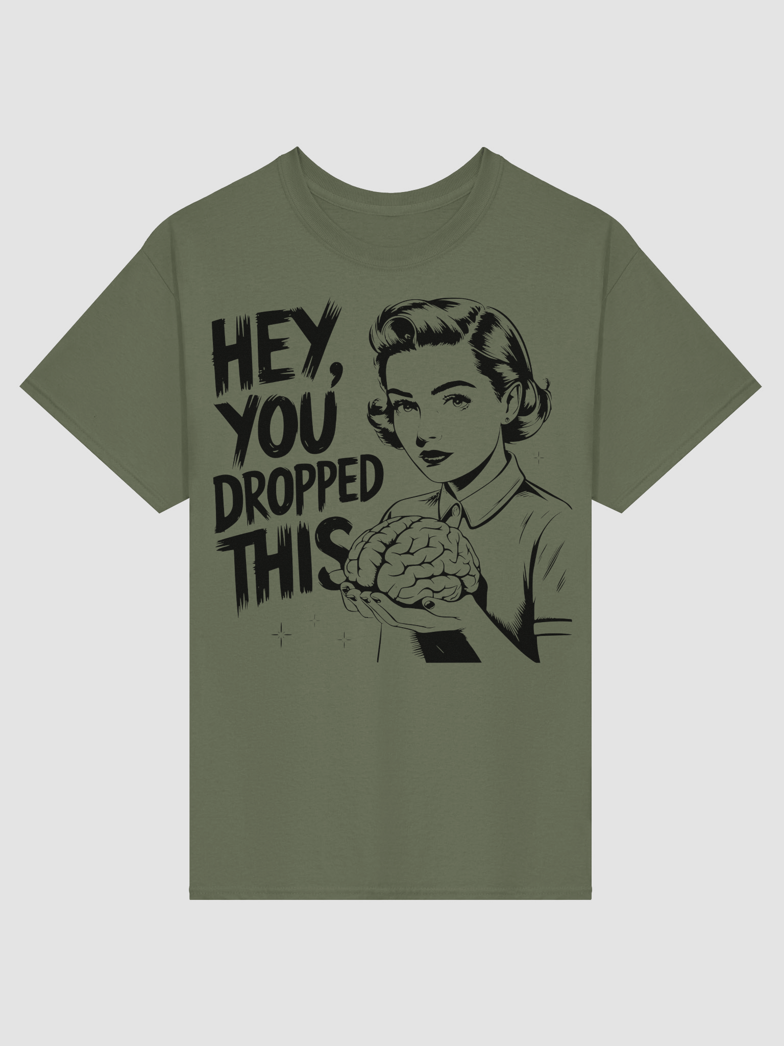 Funny Brain Heavyweight Tee product image (5)