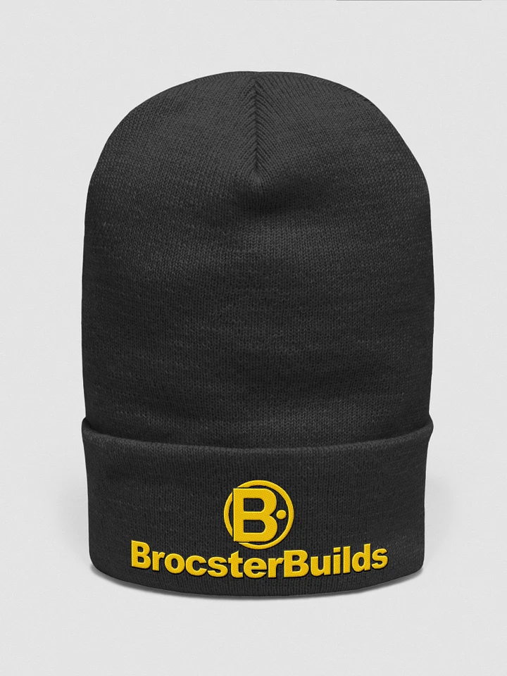 BrocsterBuilds Logo Knit Cuffed Beanie product image (3)