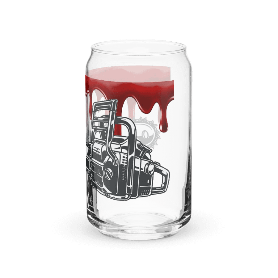 Chainsaw Scare! Glass Can Cup product image (39)