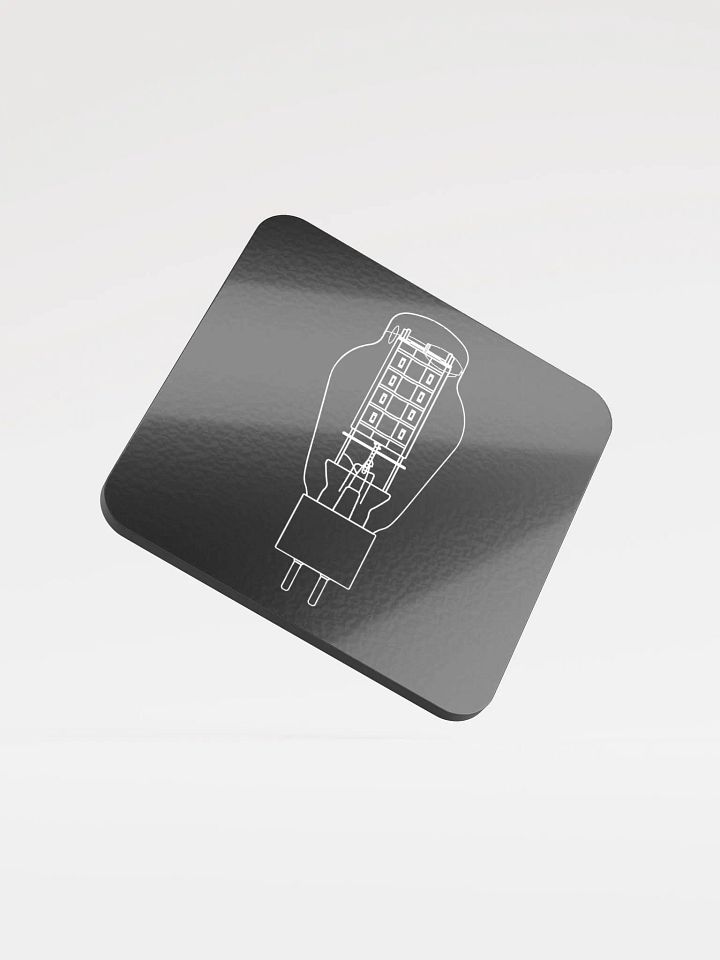Iyagi Tube Glossed Cork Coaster (black) product image (1)