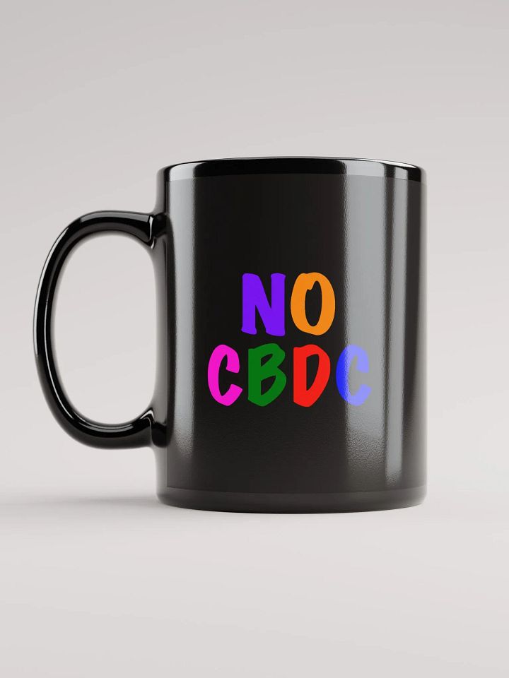 Colorful Protest Mug: NO CBDC product image (2)