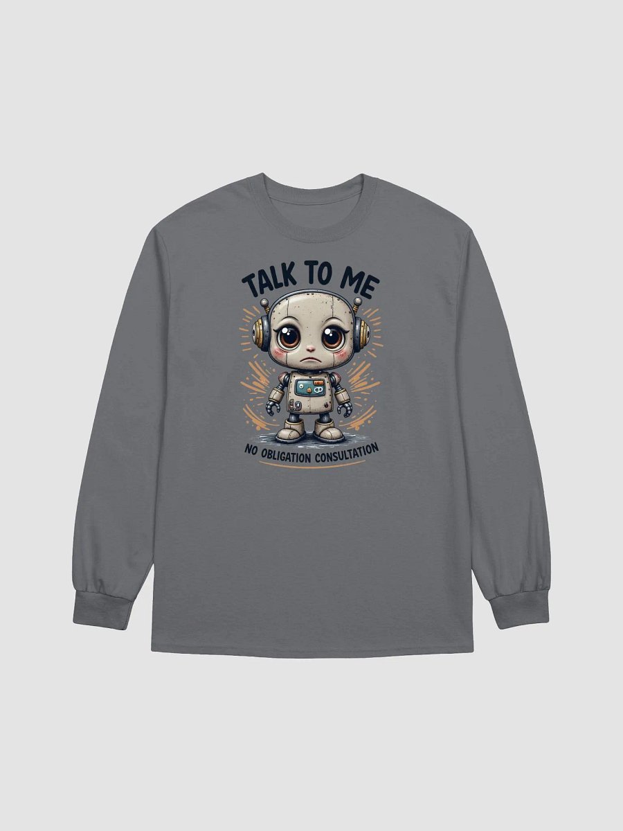 Sad Lonely Robot Long Sleeve Tee product image (9)