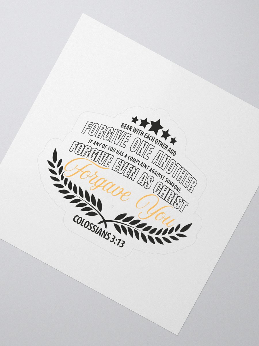 Colossians 3:13 Scripture Sticker product image (6)