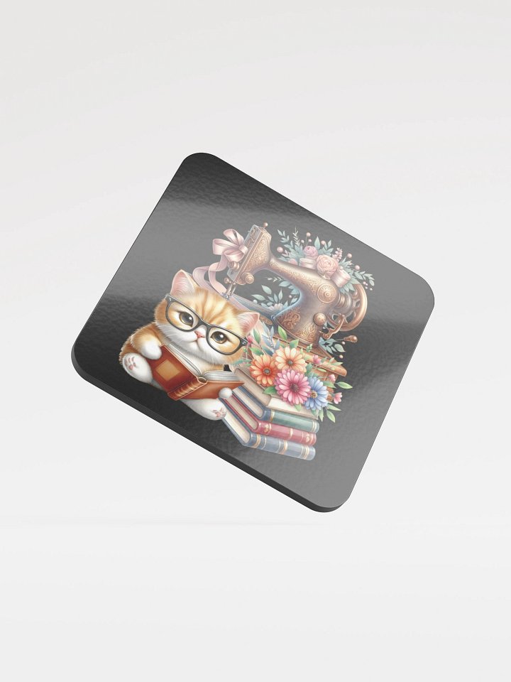 Whimsical Kitty Glasses Coaster Set product image (2)
