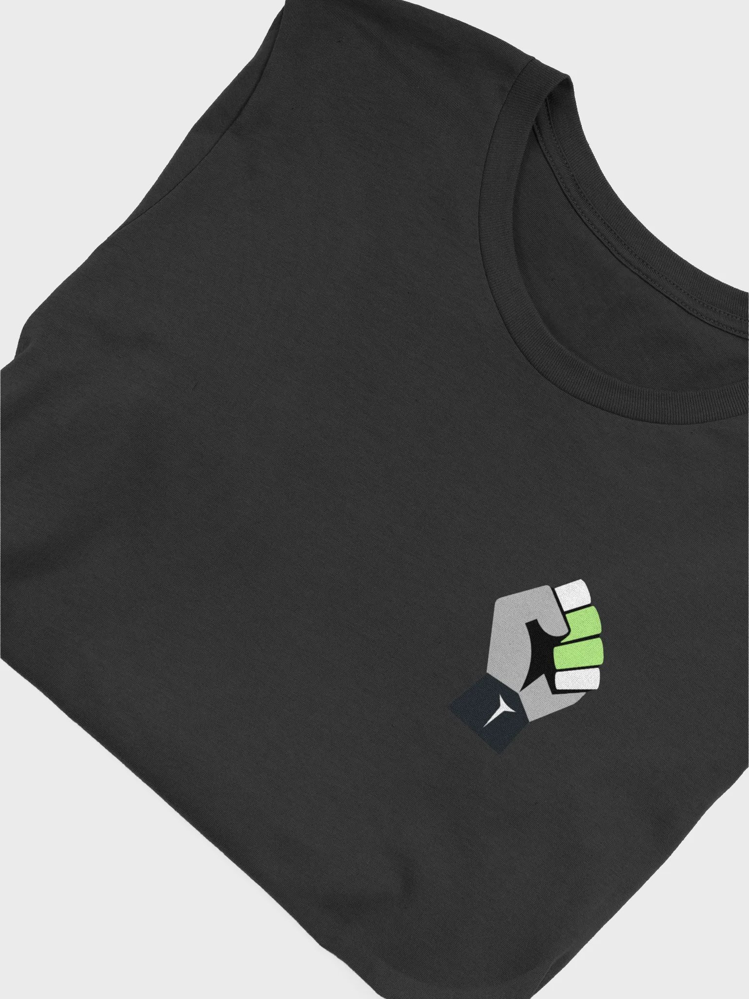 raised agender fist t-shirt product image (5)