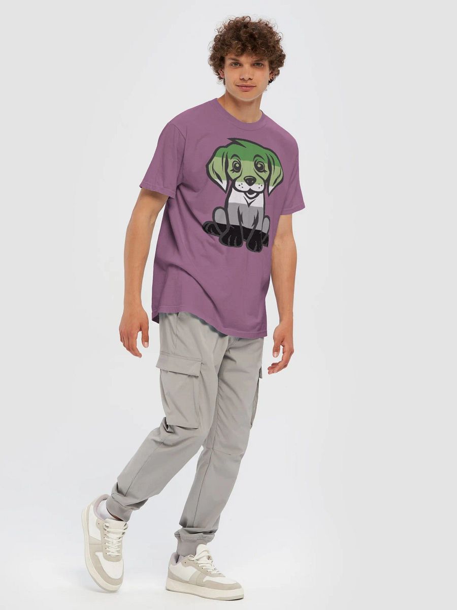 Aromantic Pride Puppy Men's T-Shirt product image (90)