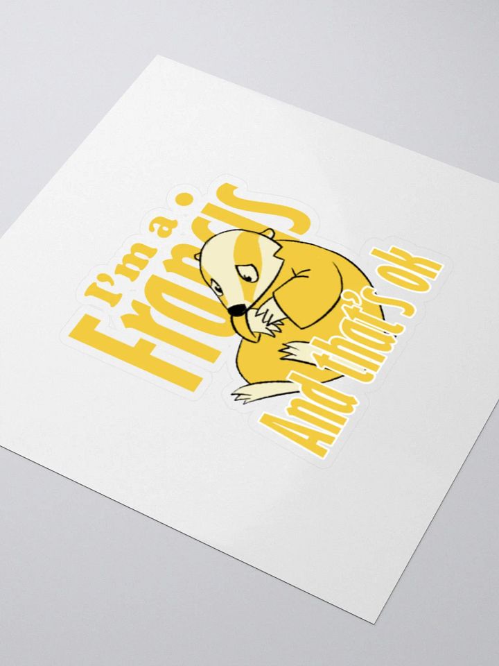 Francis Affirmation Sticker product image (2)