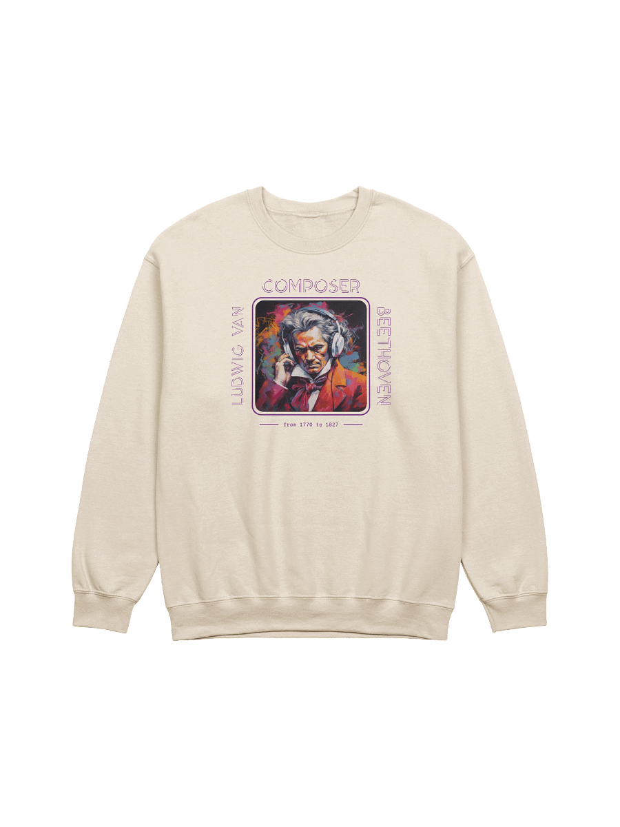 Beethoven Composer Vibes Sweatshirt product image (1)