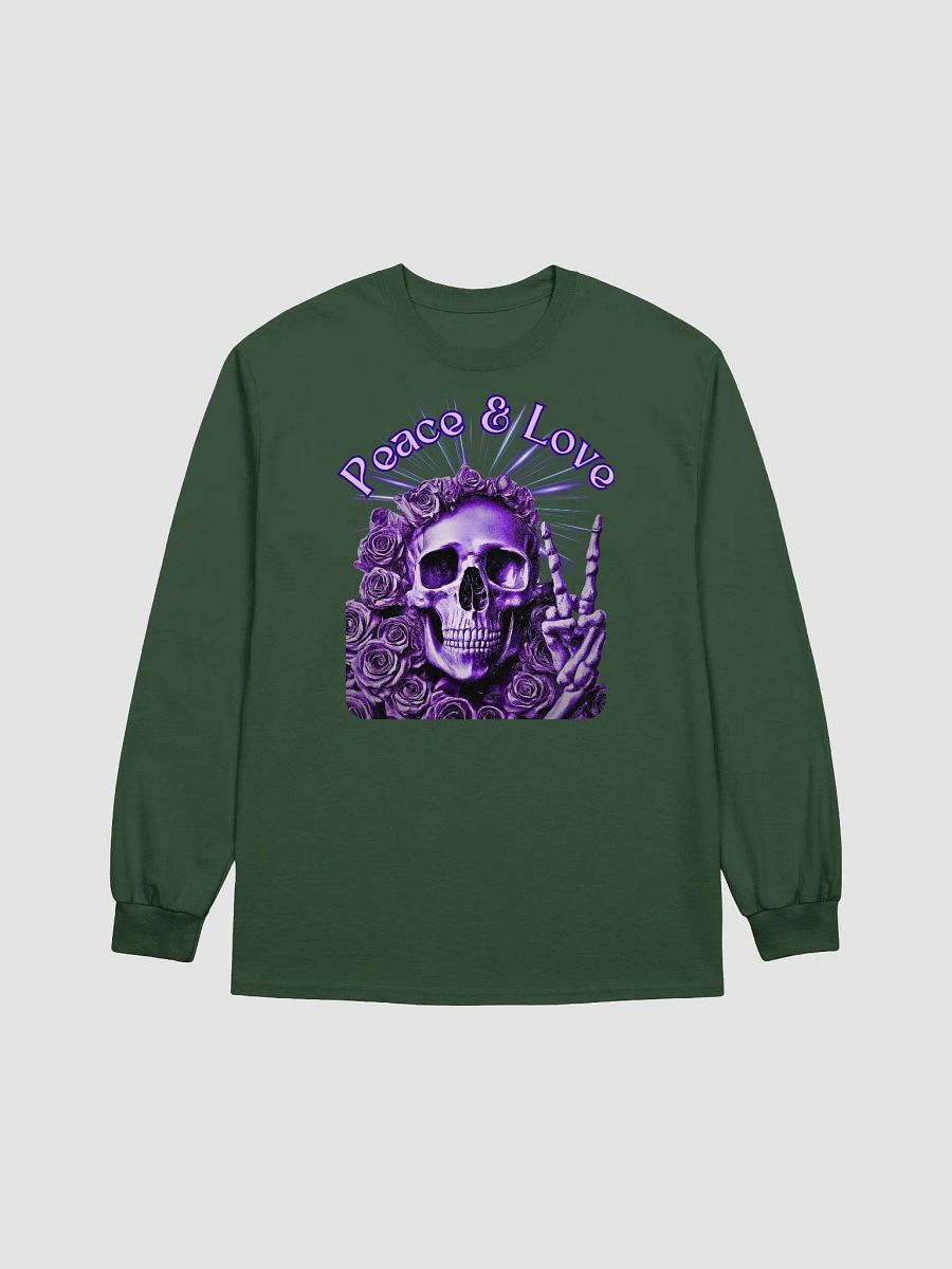 Peace Skull long sleeve tee product image (1)