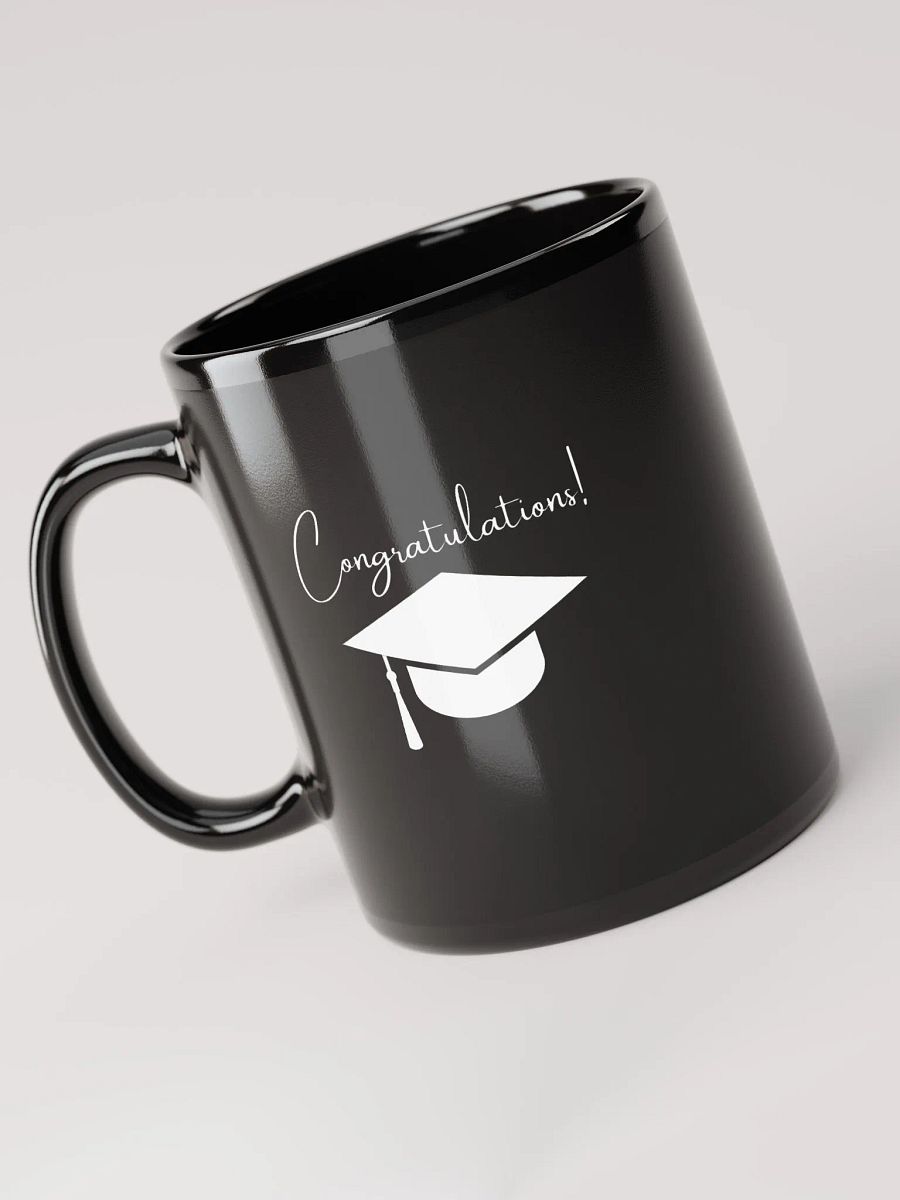 Congratulations Black Mug product image (5)