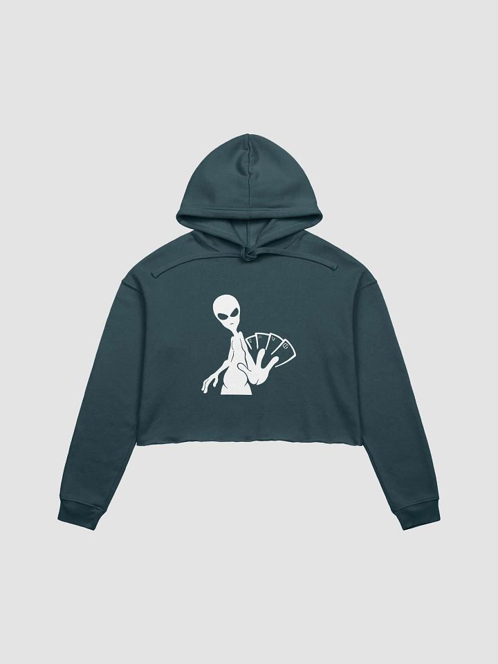 Intense Silhouette Crop Hoodie product image (1)