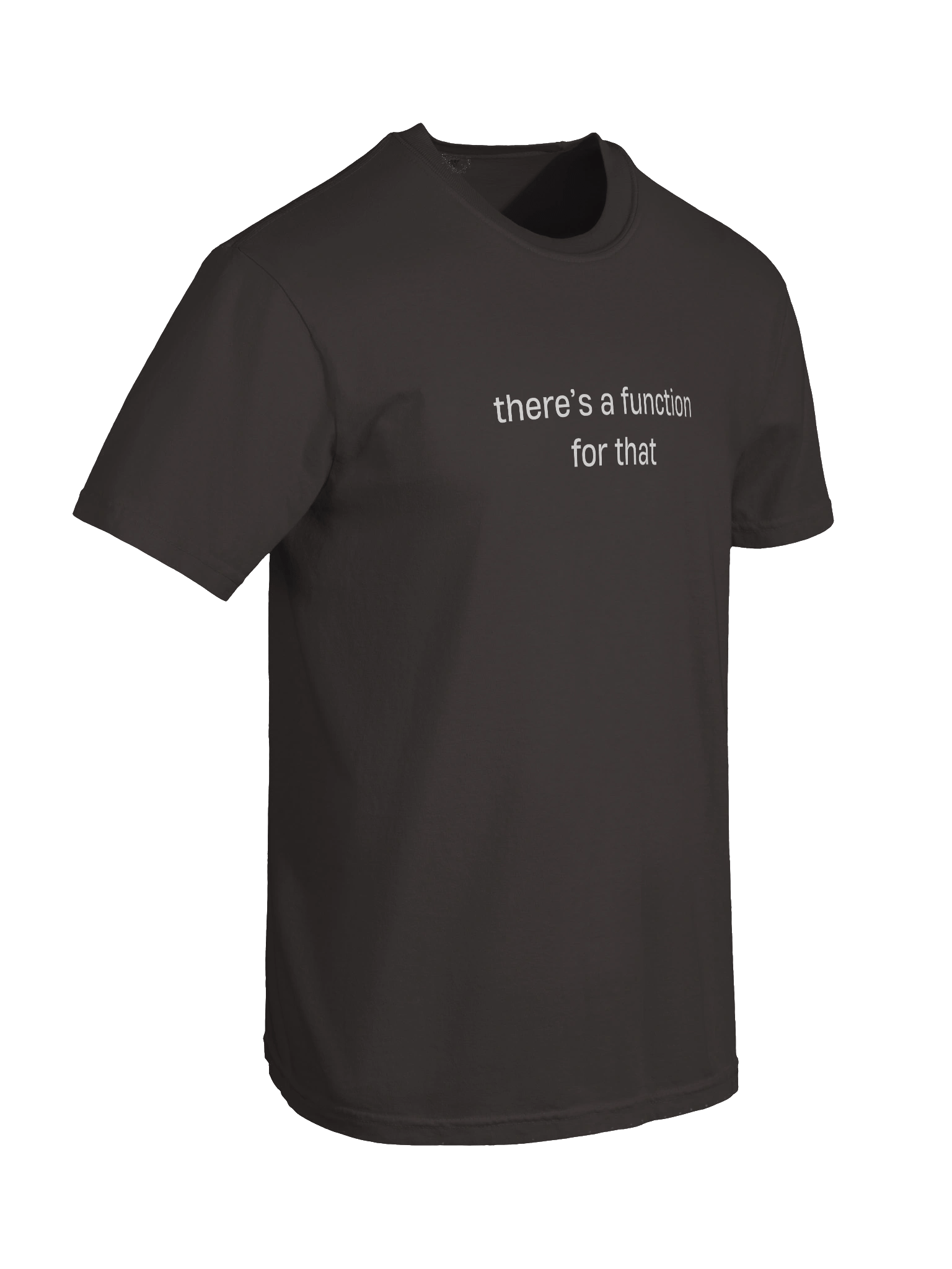 T-shirt “there's a function for that” - white typo print product image (23)