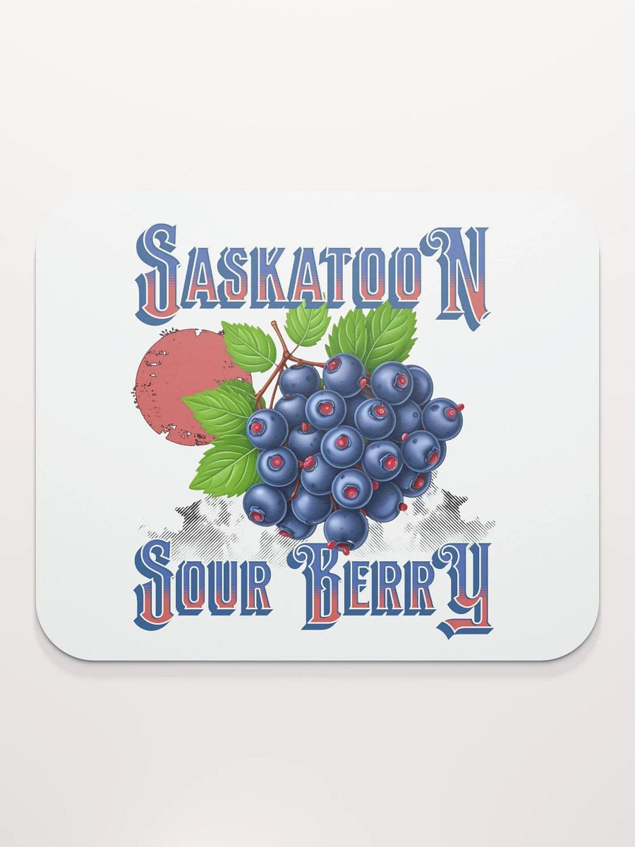 Saskatoon Sour Berry Mouse Pad product image (4)