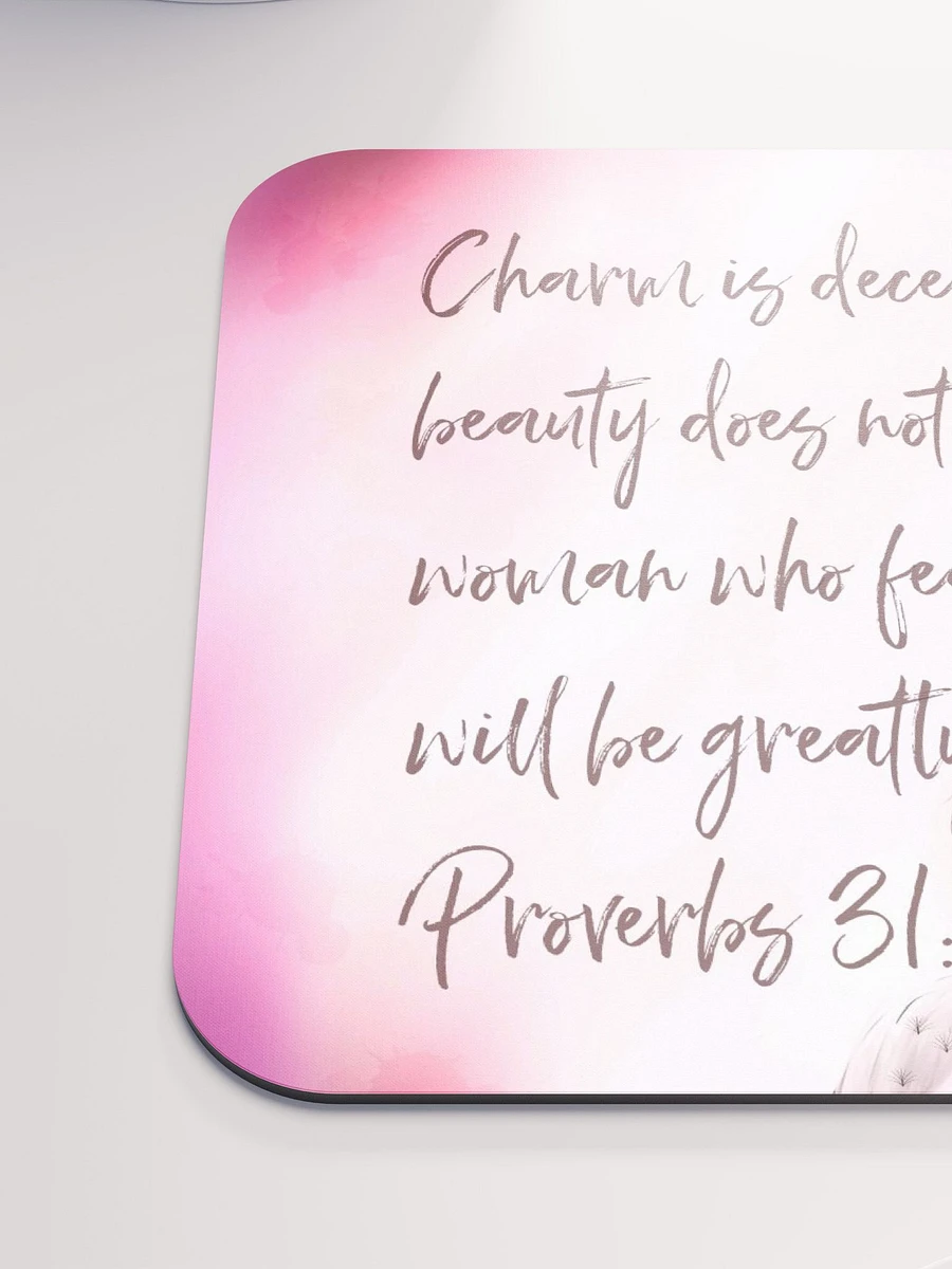 Proverbs 31:30 Bible Quote Mouse Pad product image (6)