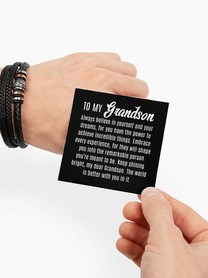 Grandson Forever Bracelet - Always Believe In Yourself product image (2)