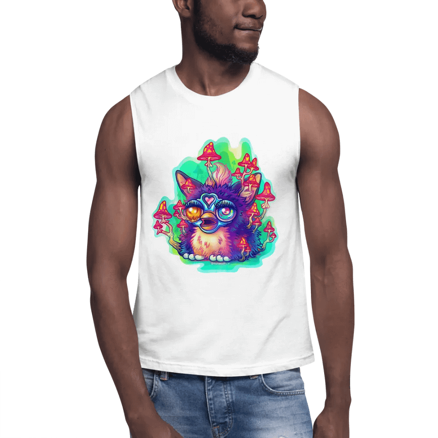 Nostalgic Fungus Creature Muscle Tank product image (6)
