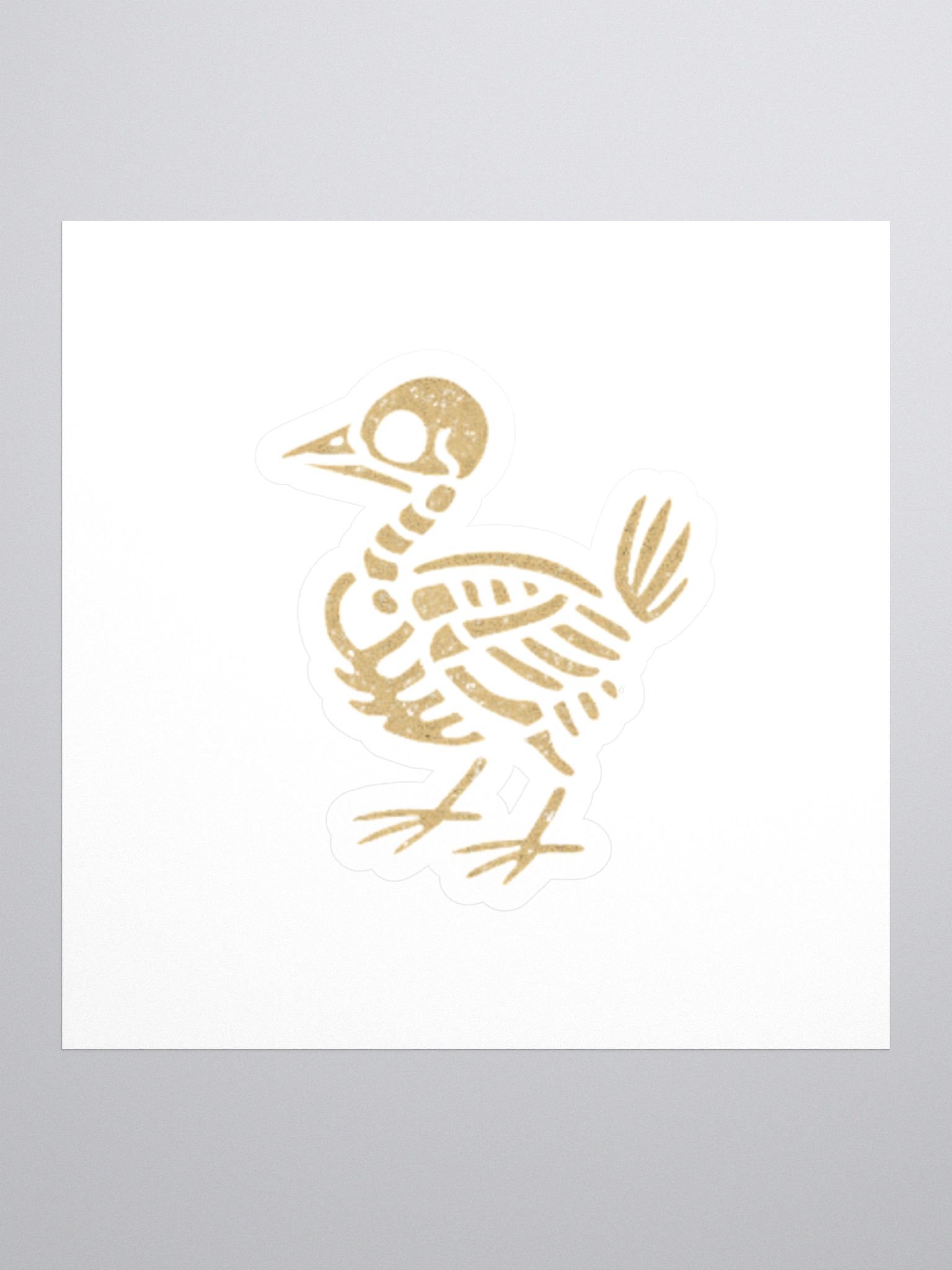 Skeleton Chick Sticker product image (1)