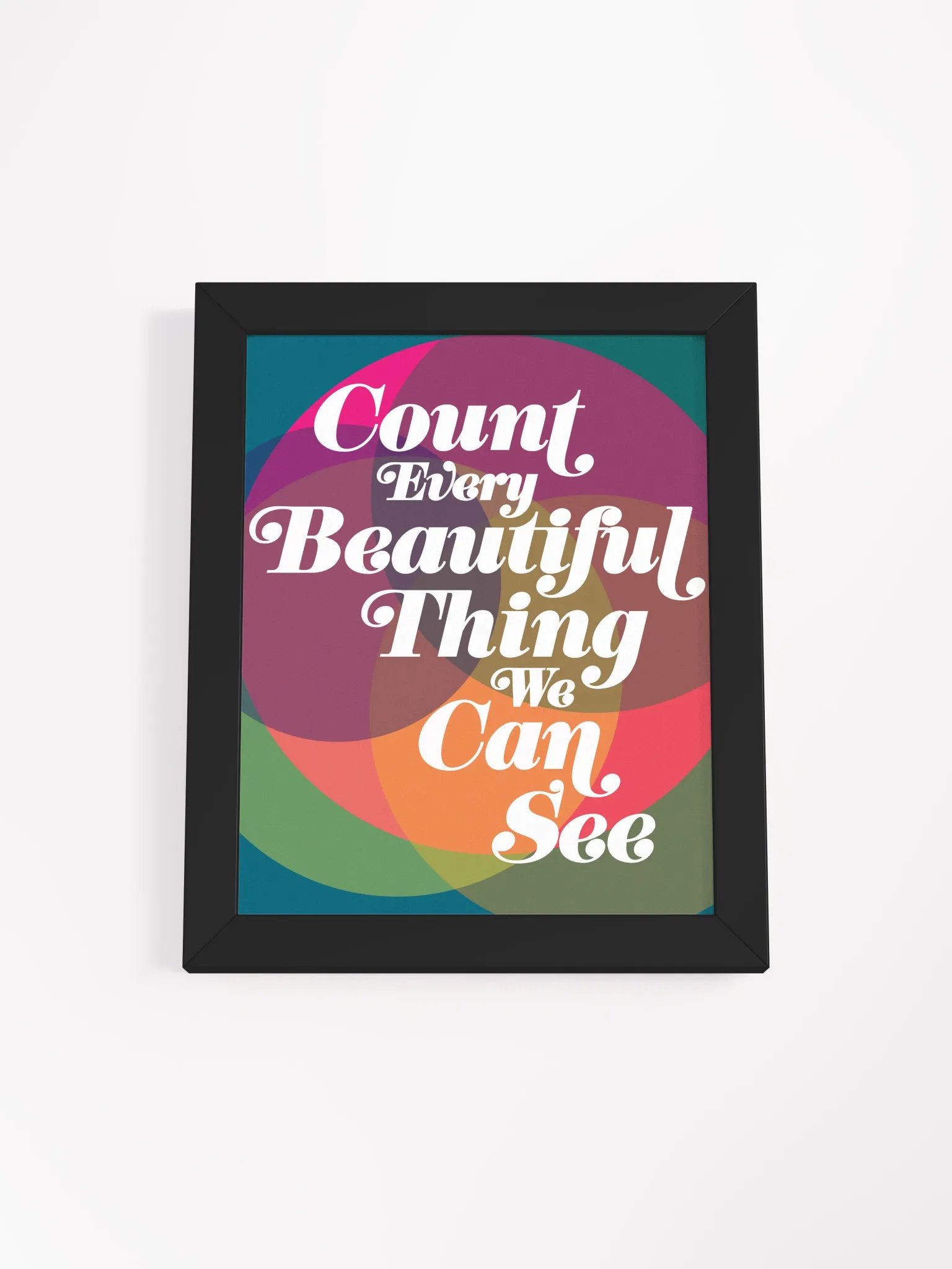 Count Every Beautiful Thing Desk Art product image (2)