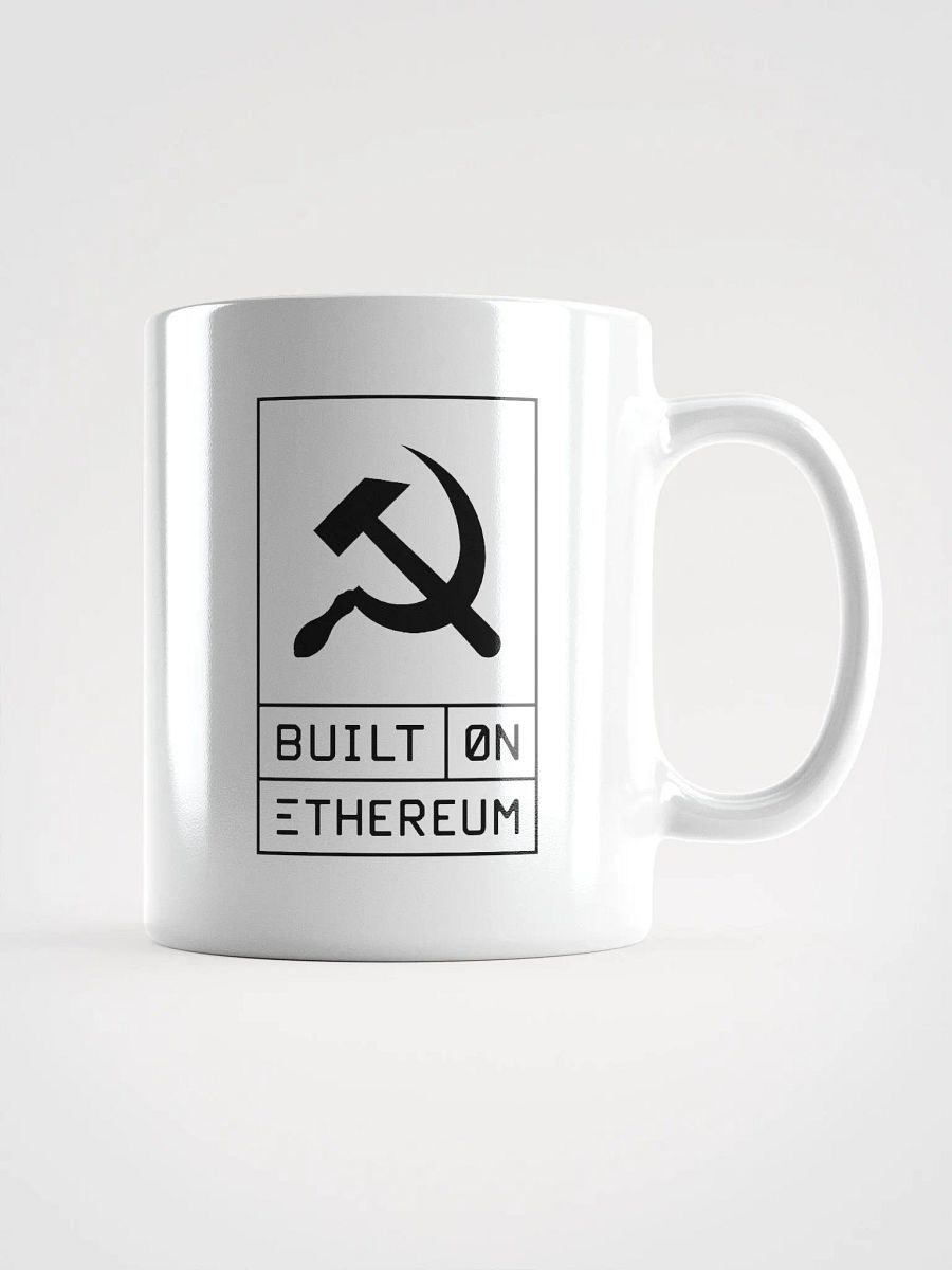 Built on Ethereum white mug product image (1)