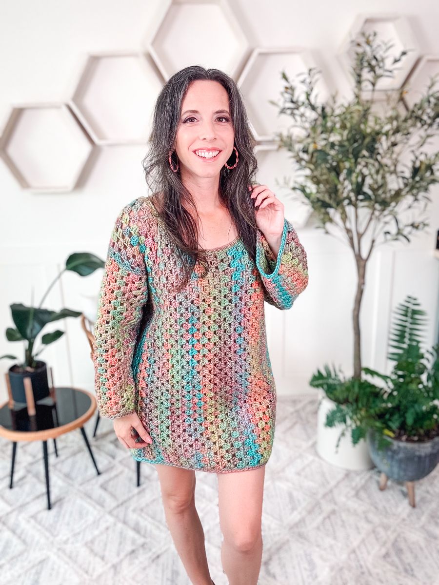 Easy Granny Stitch Crochet Dress Pattern product image (7)