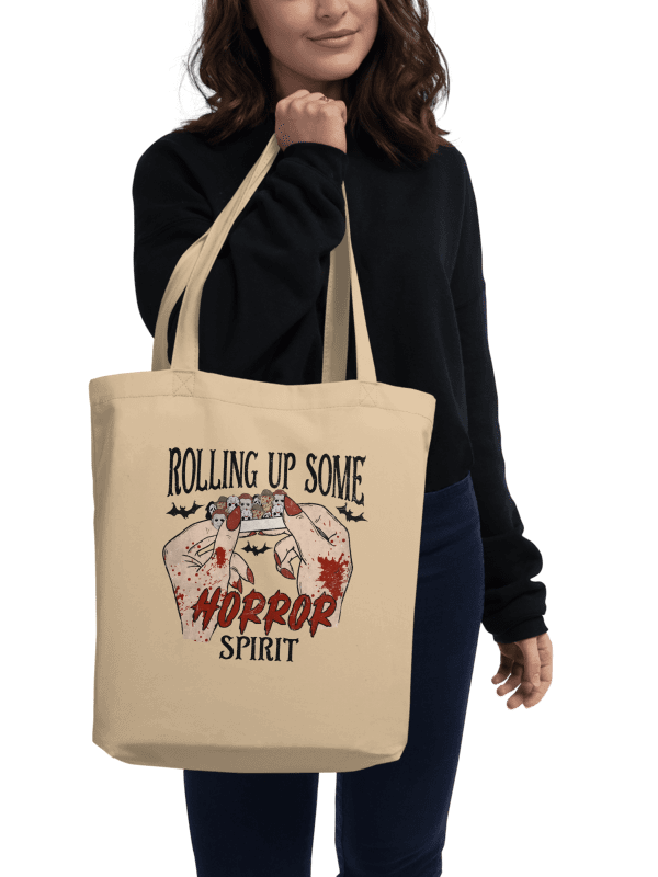 'Rolling up some Horror Spirit' Eco-Friendly Tote product image (1)
