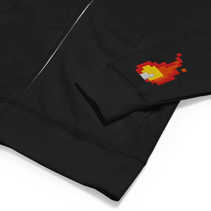 Phlare Flame Fleece Zip Up Hoodie product image (1)