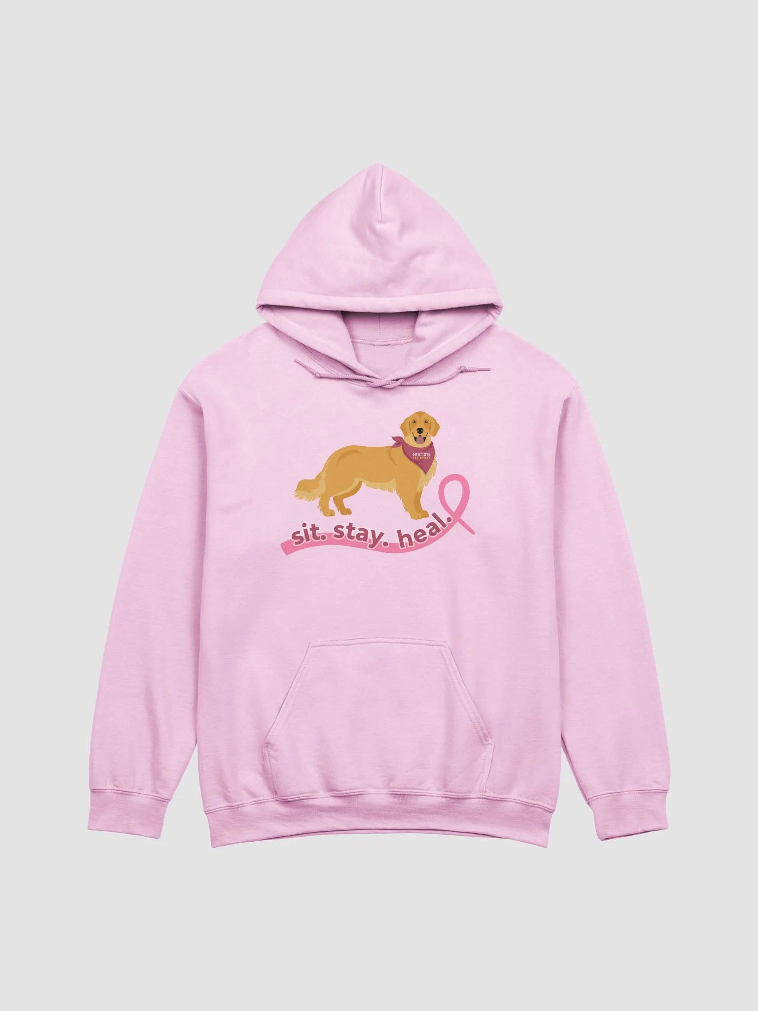 Encore Breast Cancer Awareness Gilden Hoodie product image (1)