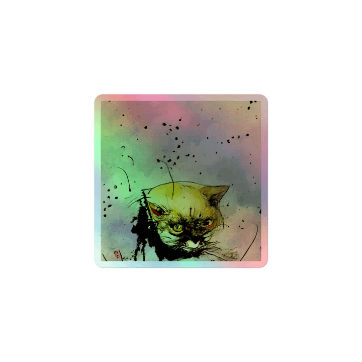 Grumpy Cat Holographic Sticker Sheet product image (1)